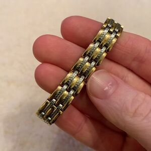 Gold and silver Sabona bracelet
